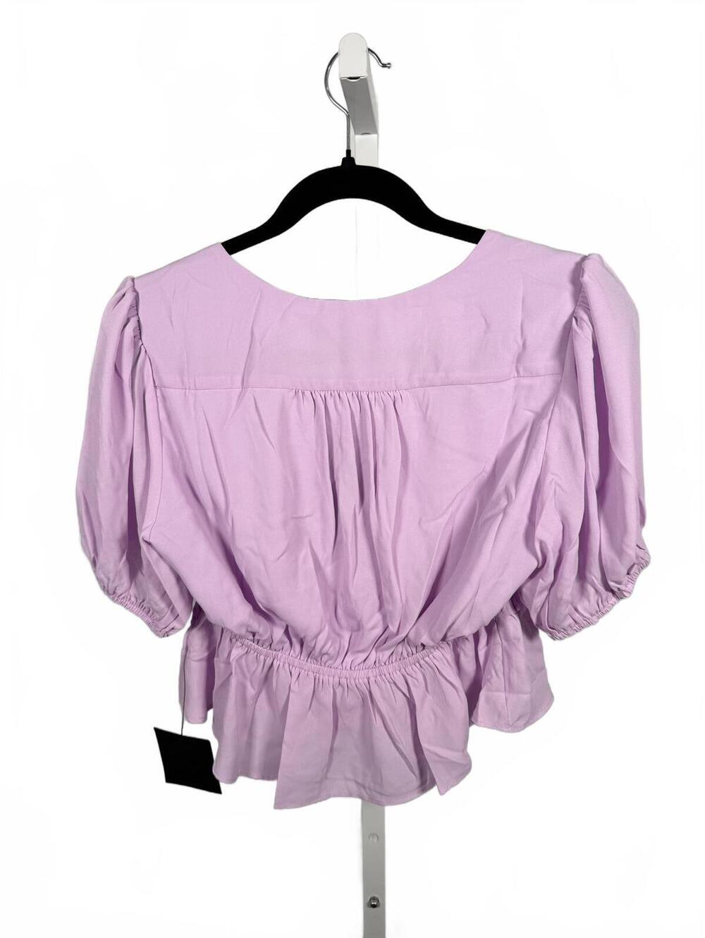 NWT Lulus Irresistible Charisma Lavender Peplum Crop Top Size Small - Picture 6 of 9